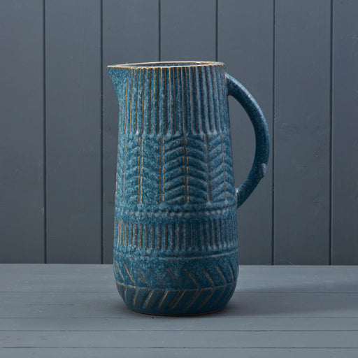 Blue Ceramic Jug