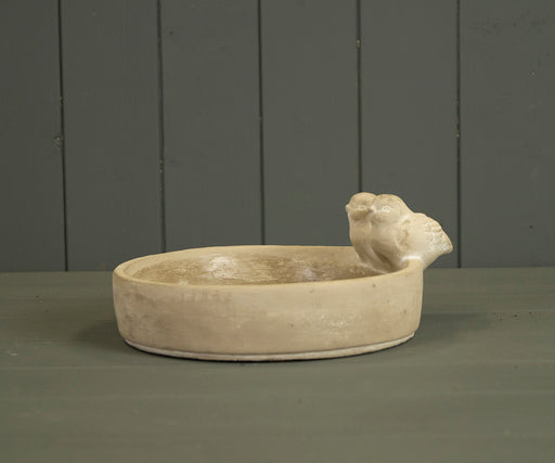 Stoneware Bird Bath