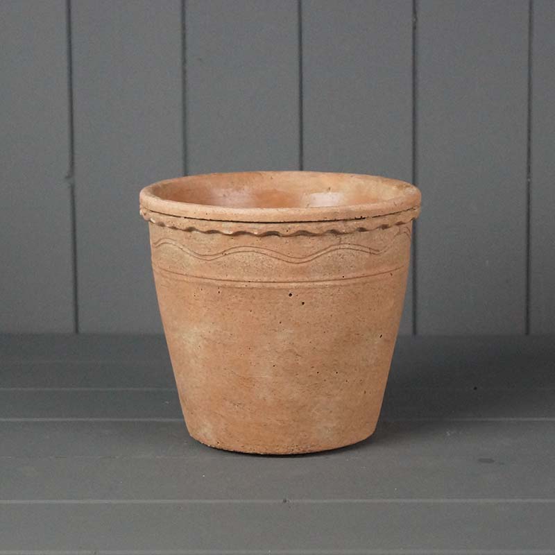 Terracotta Cement Plant Pot