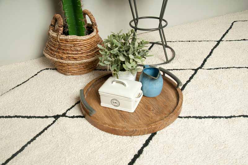 Round Wooden Tray