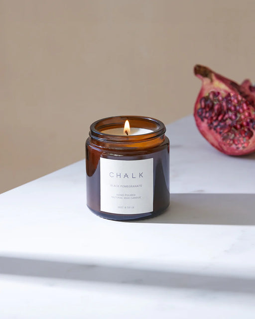 Amber Jar Candle | Black Pomegranate