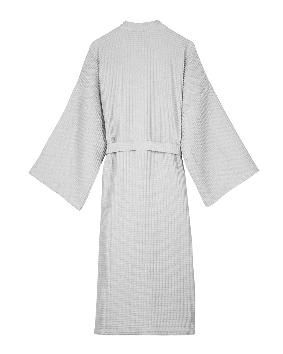 Kim Kimono Waffle | Light Grey