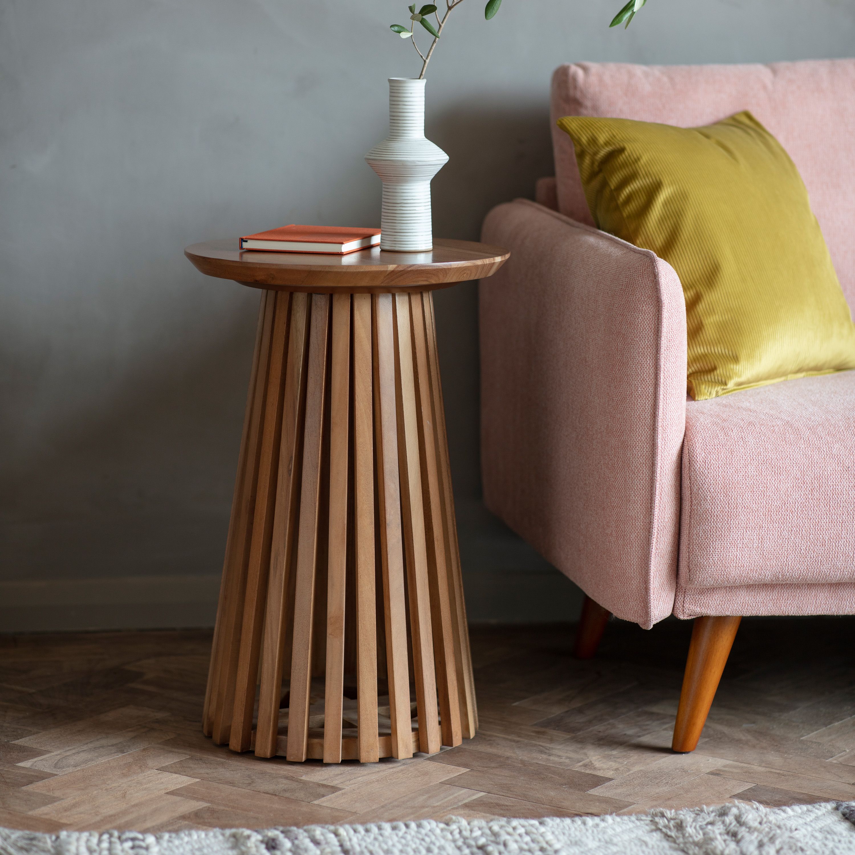 Brooke | Slatted End Table