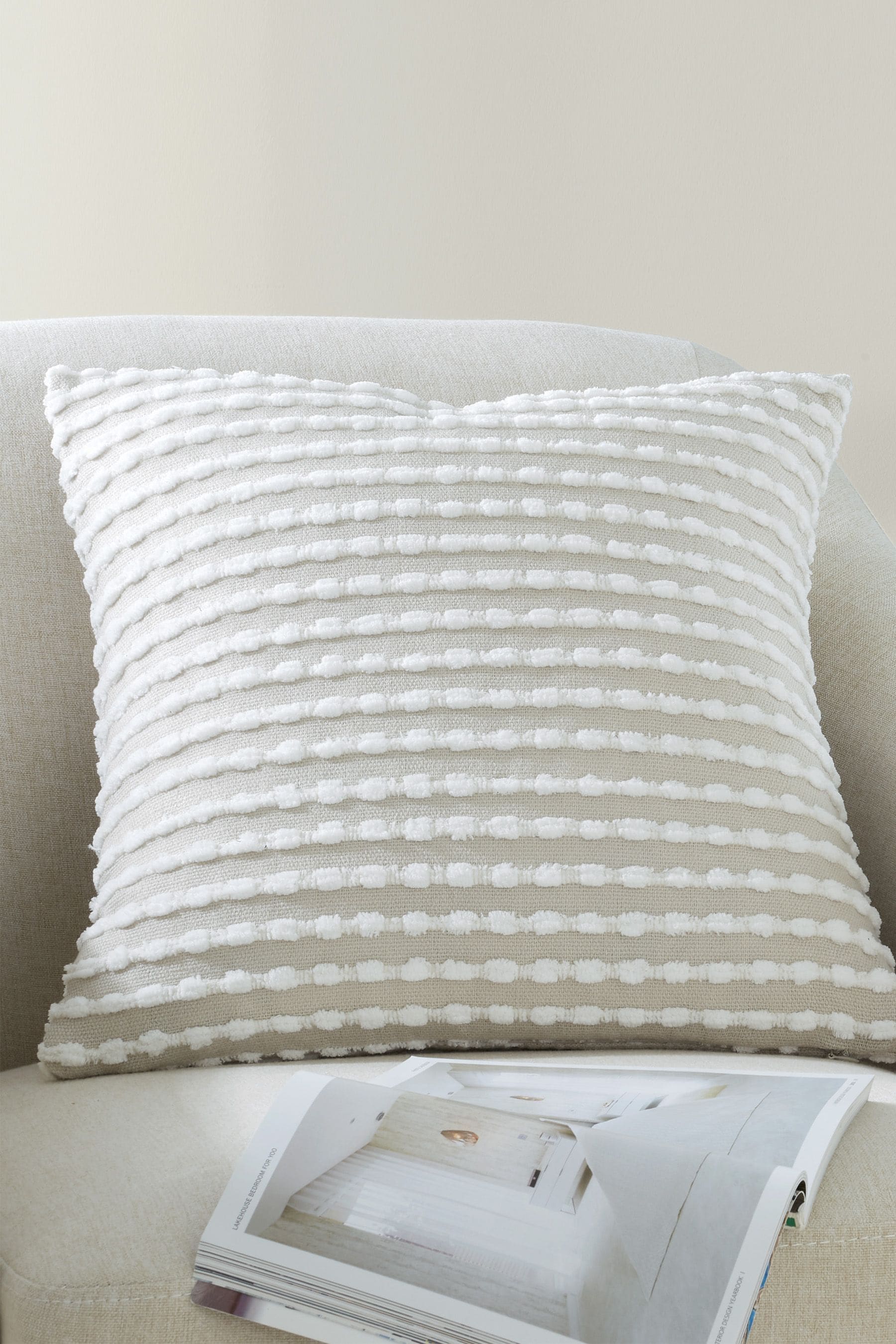 Natural Stab Stitch | Cushion