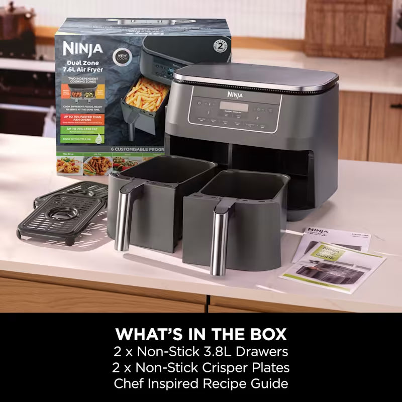 Ninja 6-in-1 Dual Zone Air Fryer | 7.6L