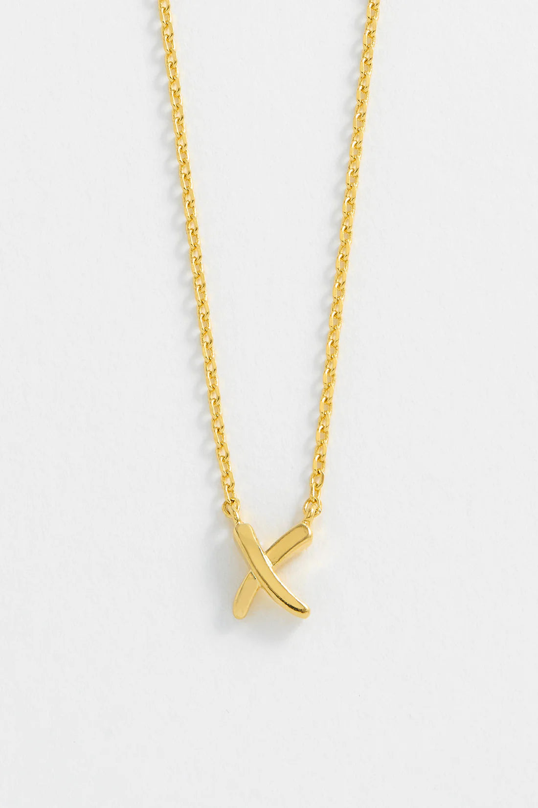 Kiss Necklace | Gold