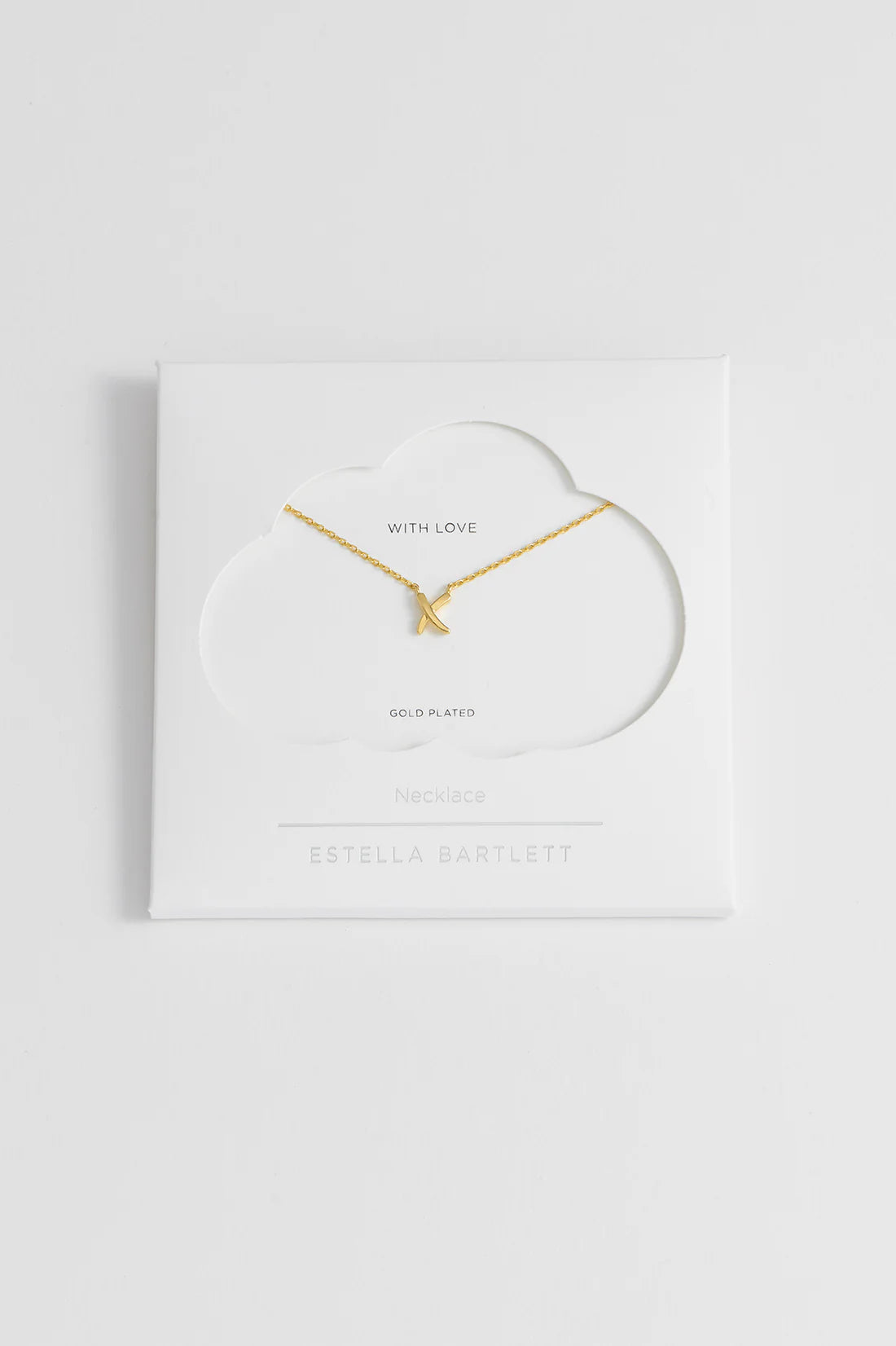 Kiss Necklace | Gold