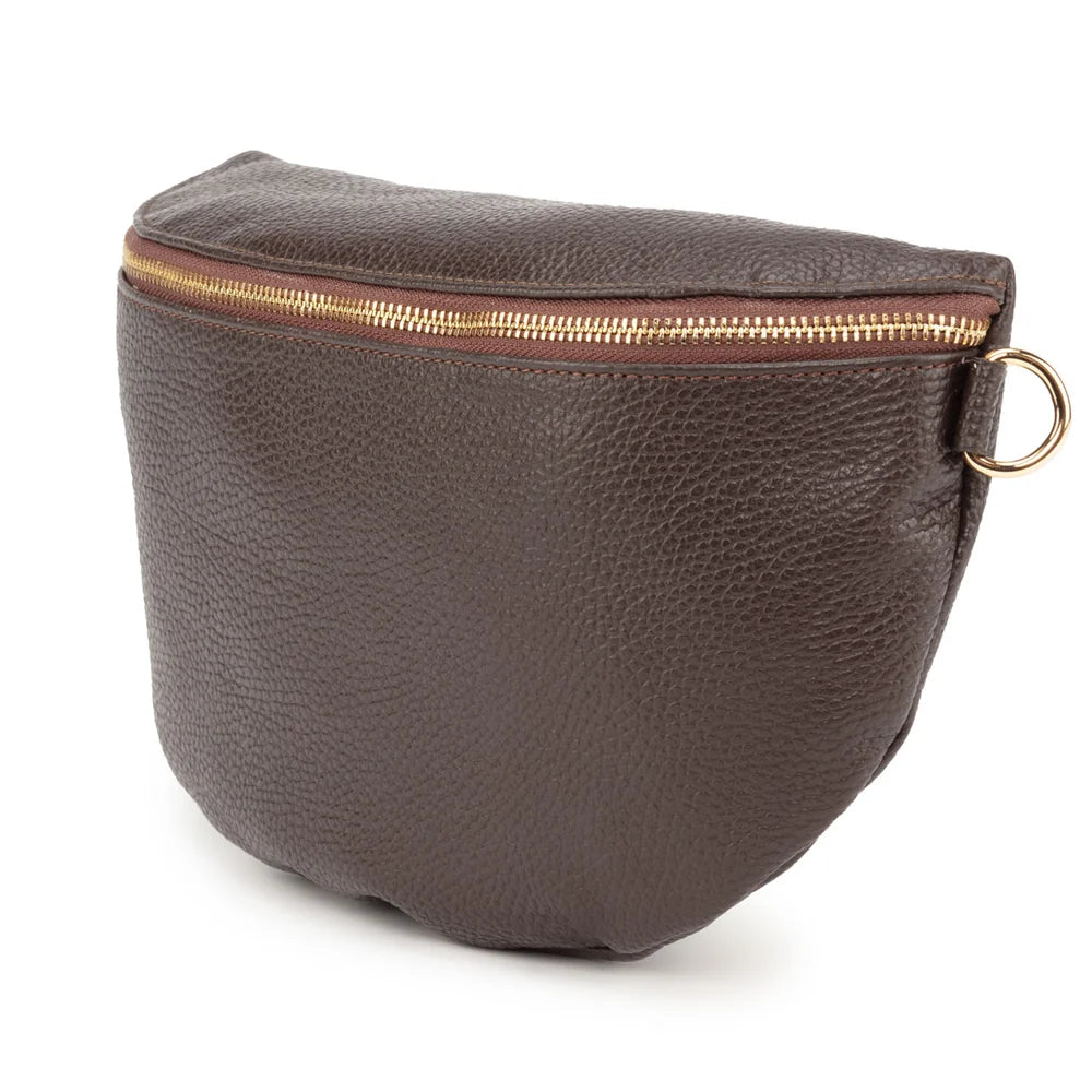 Slingbag Large | Suede Chocolate