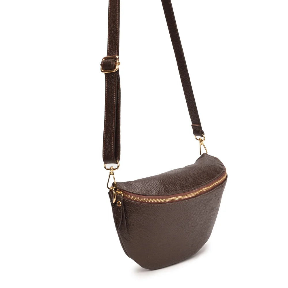 Slingbag Large | Suede Chocolate