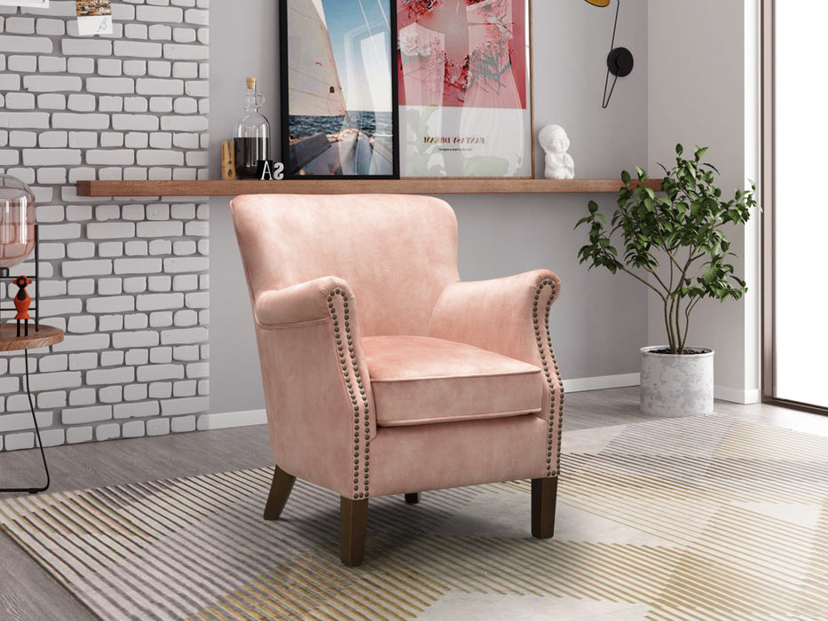 Marlow Vintage Coral Accent Chair
