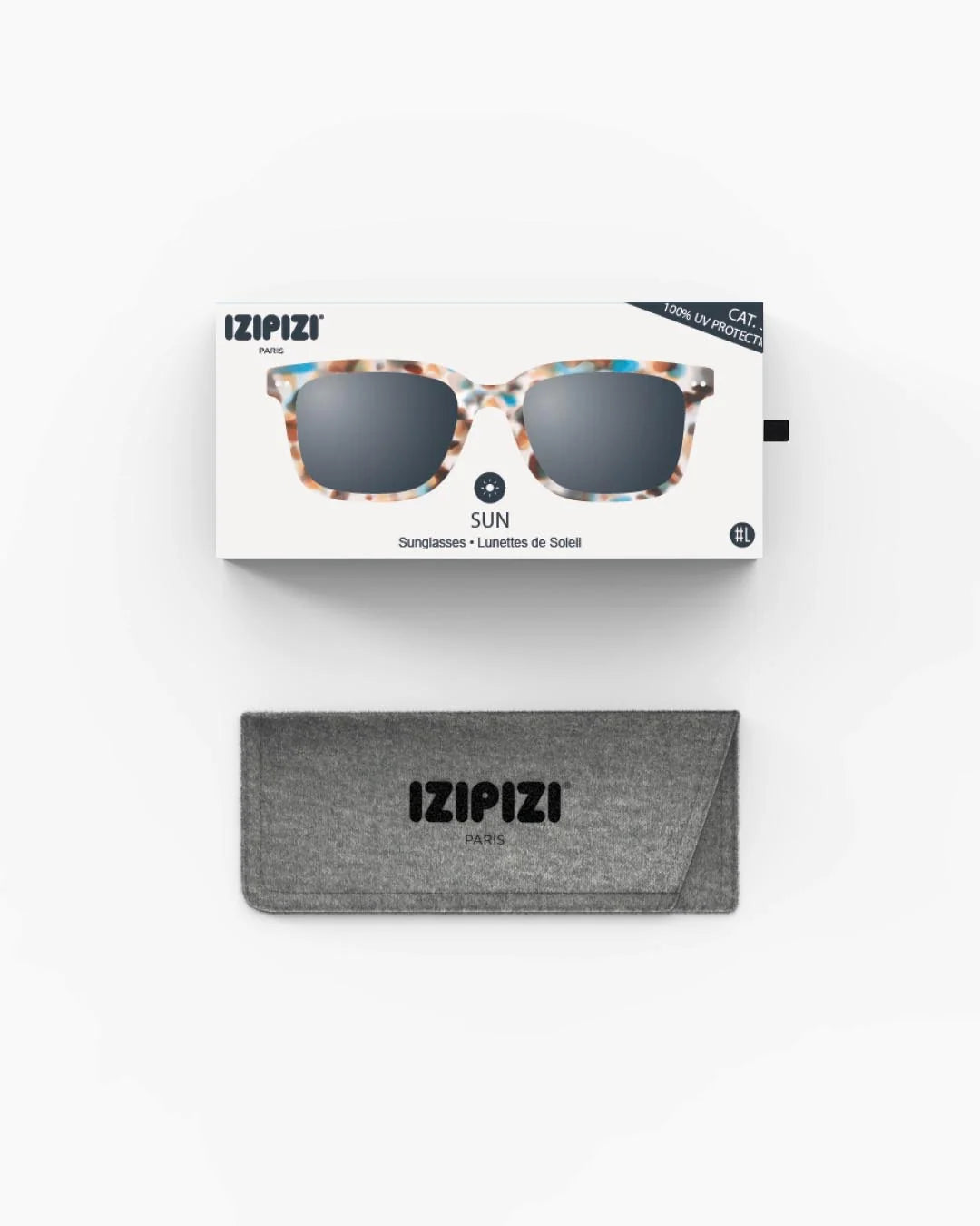 L Blue Tortoise | Sunglasses