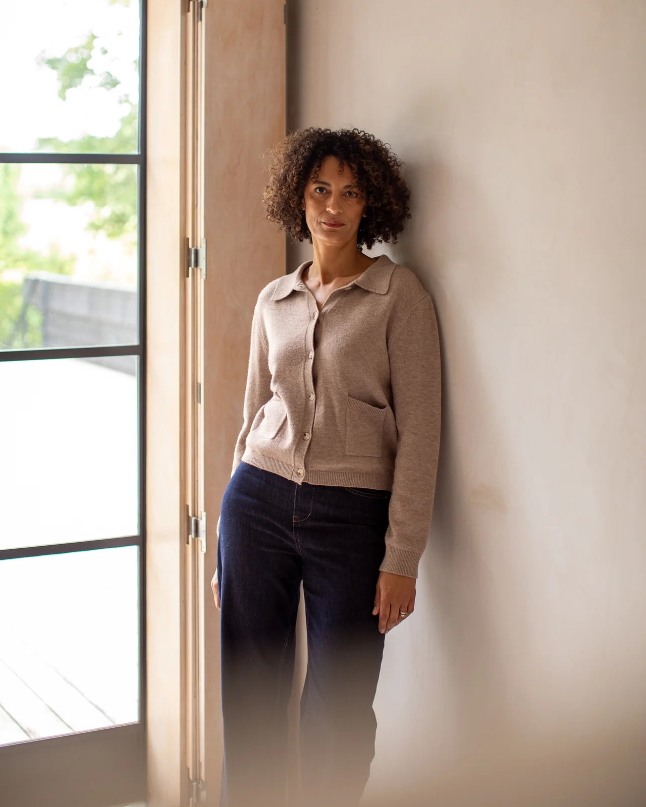 Eden Cardigan | Light Biscuit