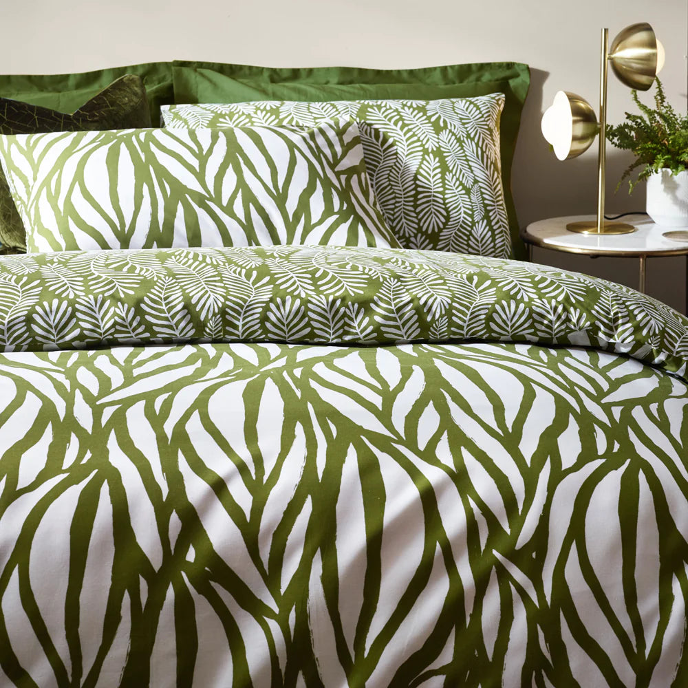 Frond Olive Duvet Set