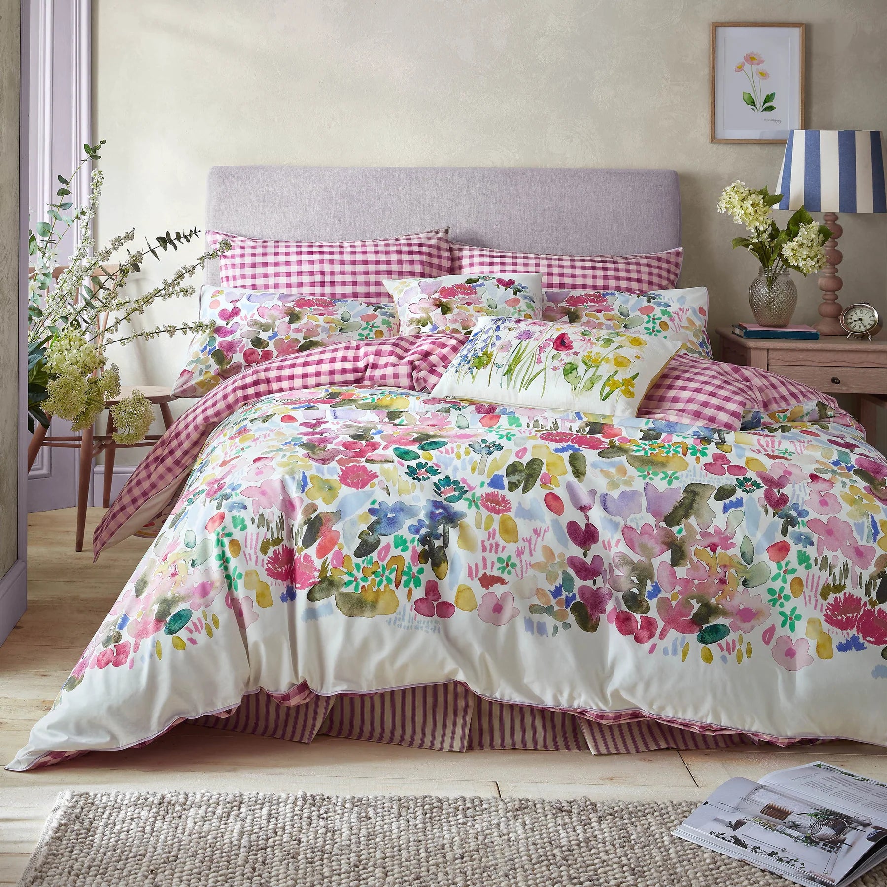 Flora Cerise | Duvet Set