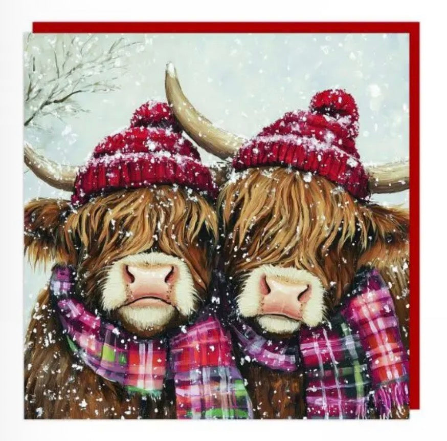 Highland Friends Christmas Cards | 6 Pack