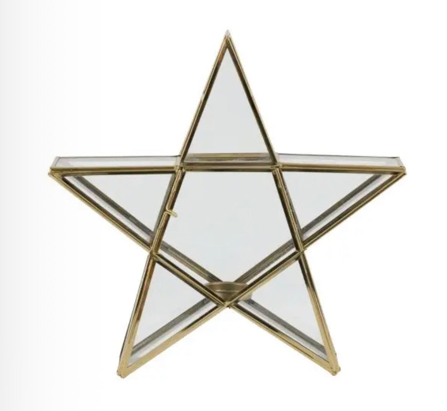 Star Tealight Holder | Gold