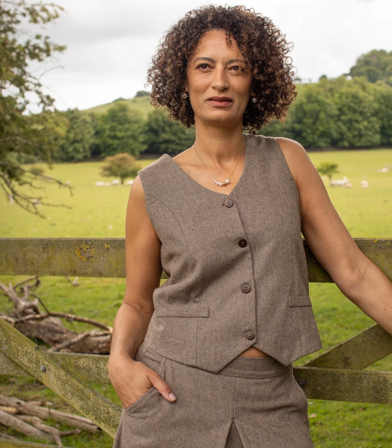 Wendy Waistcoat | Chestnut |