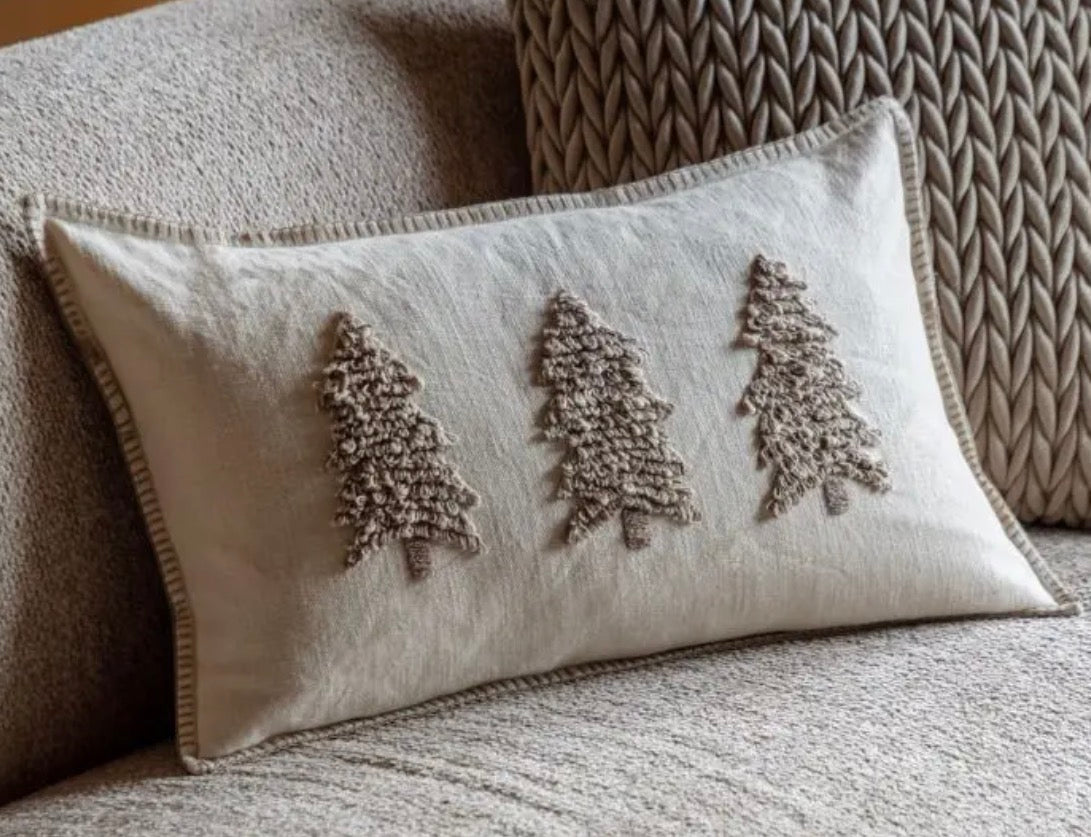 Deco Luxe Embroidered Trees | Cushion