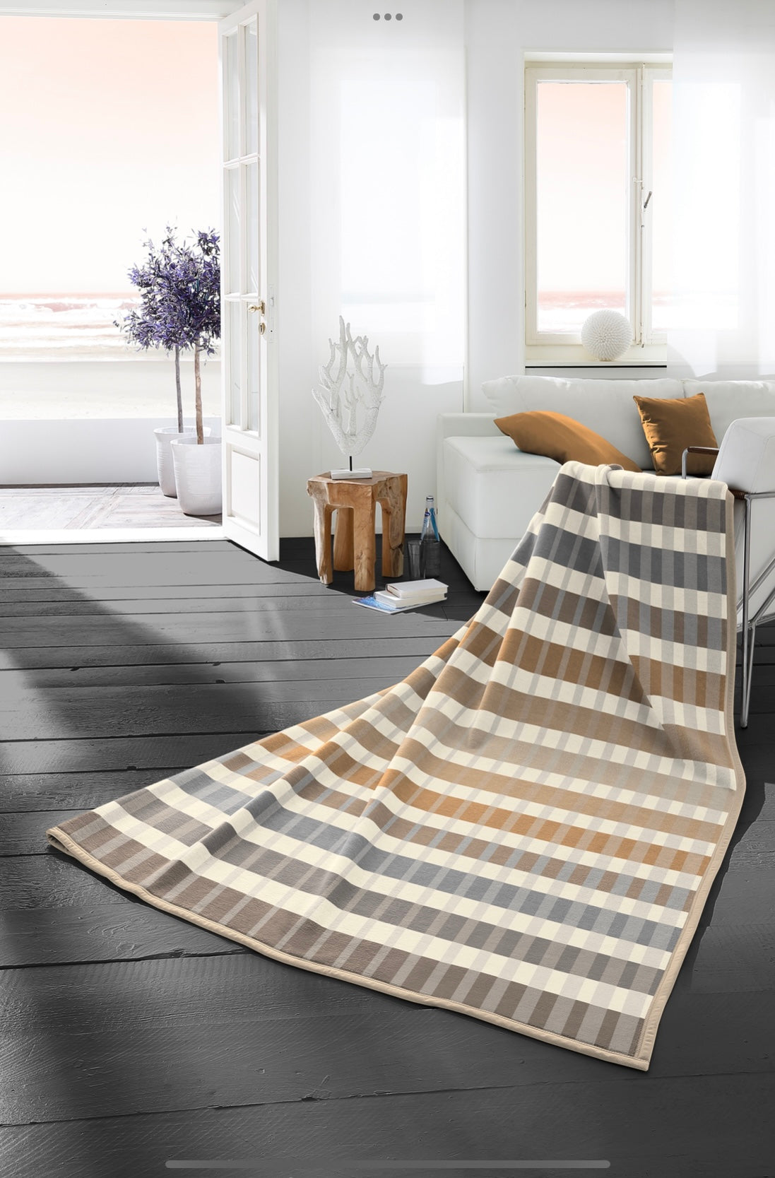 Italian Collection Throw | Abstract Stripes