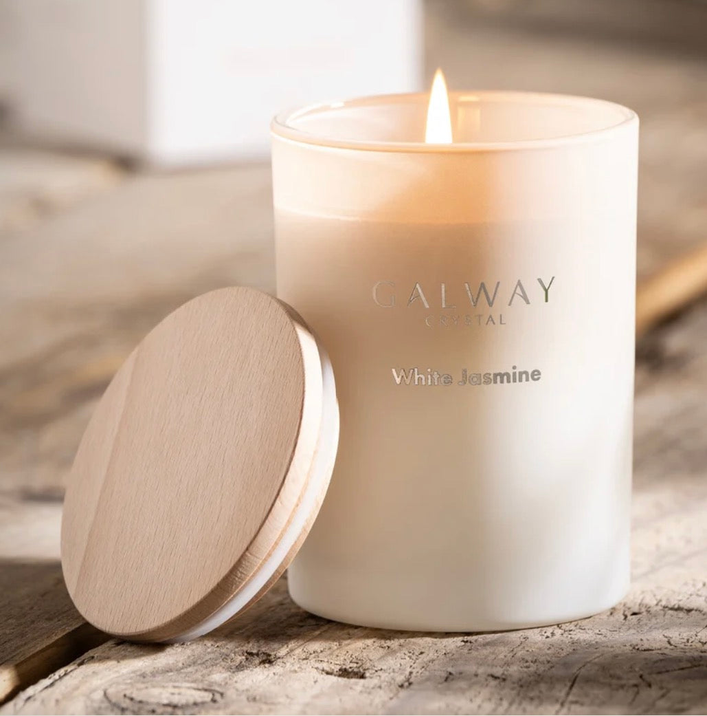 Galway Crystal White Jasmine Candle