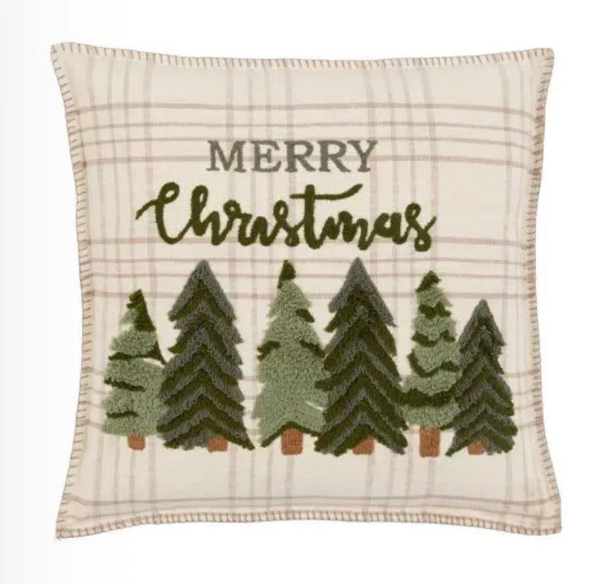 Woodland Merry Christmas Trees | Cushion