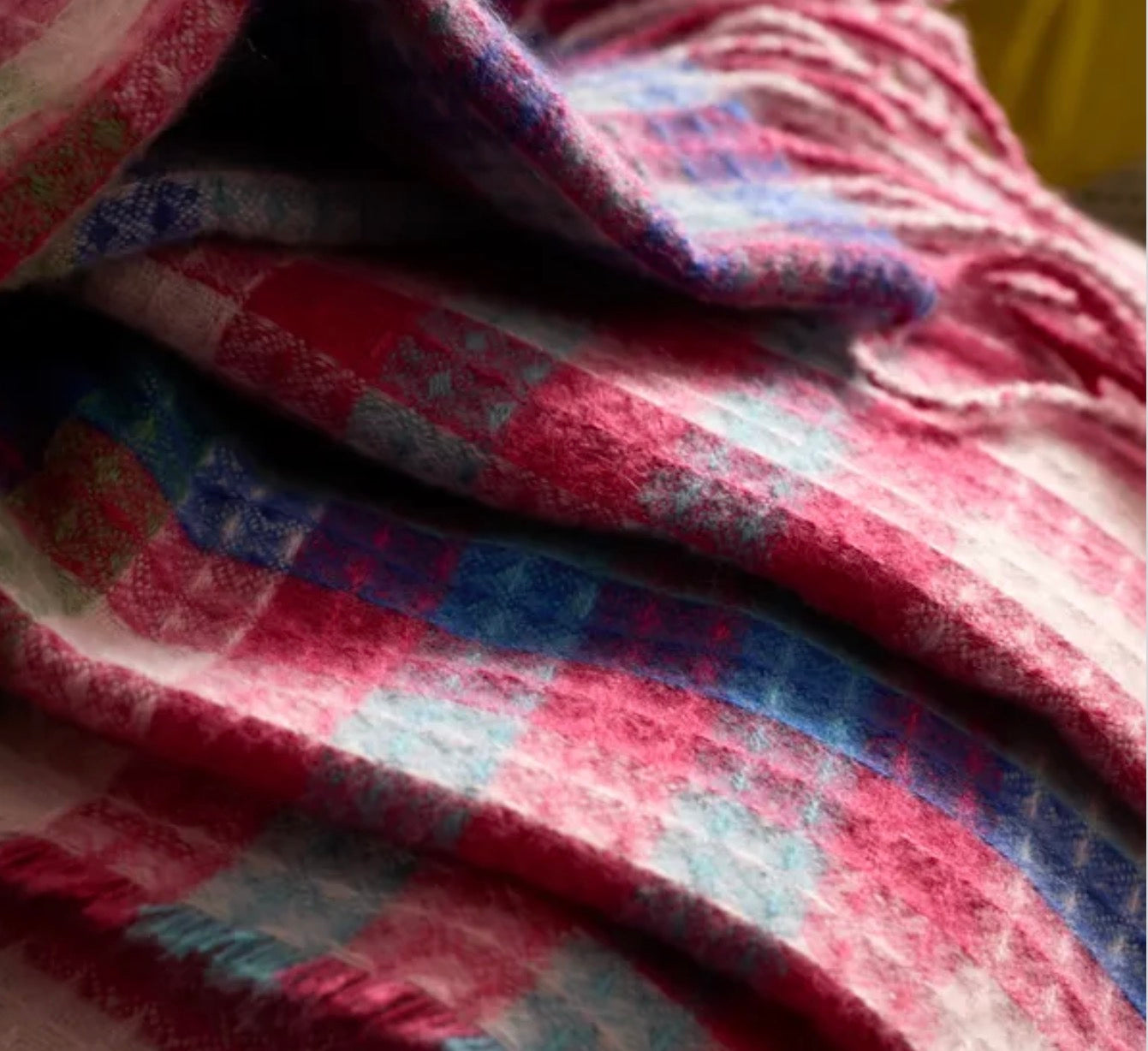 Darling Waffle Check Bedspread