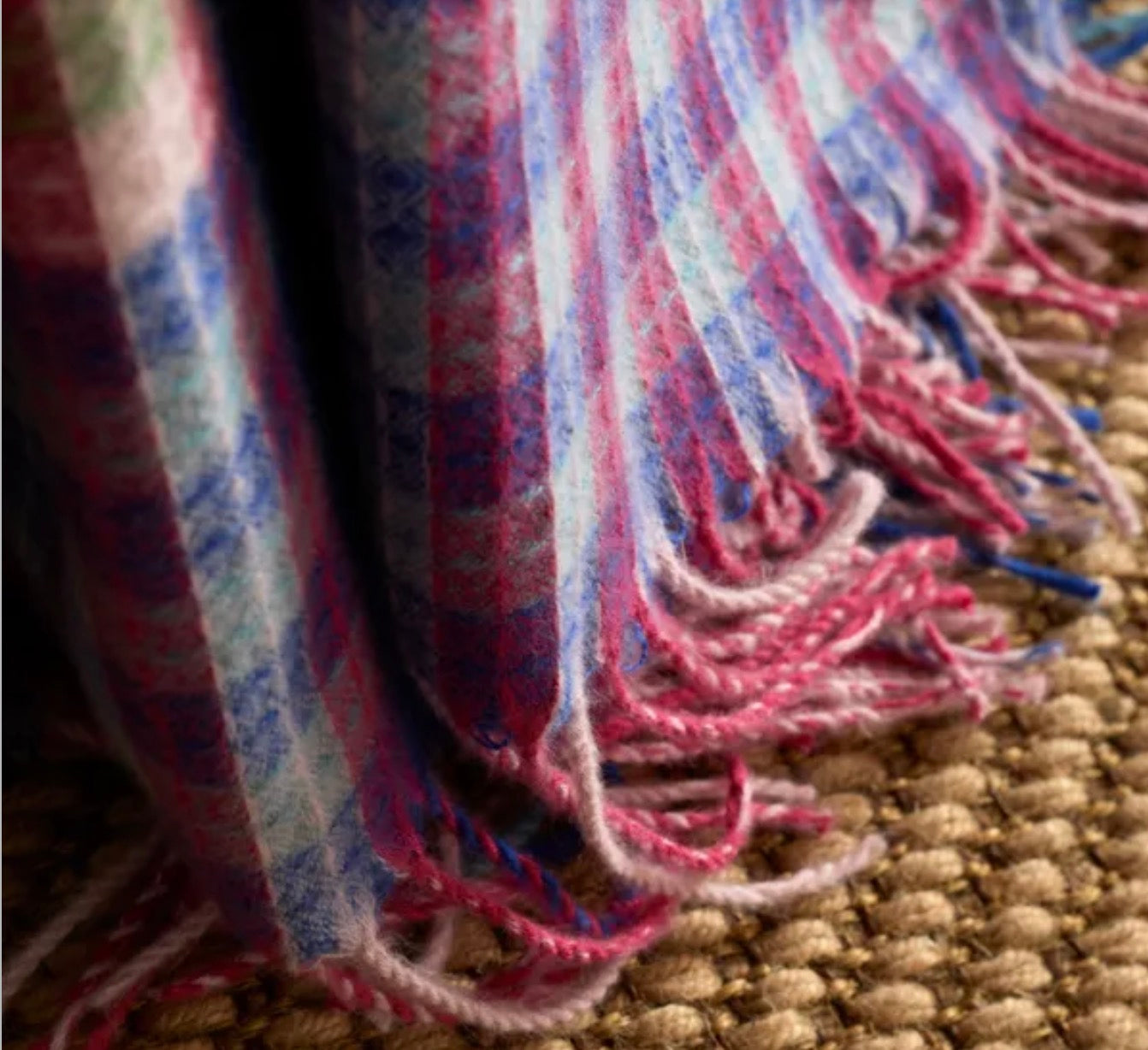 Darling Waffle Check Bedspread