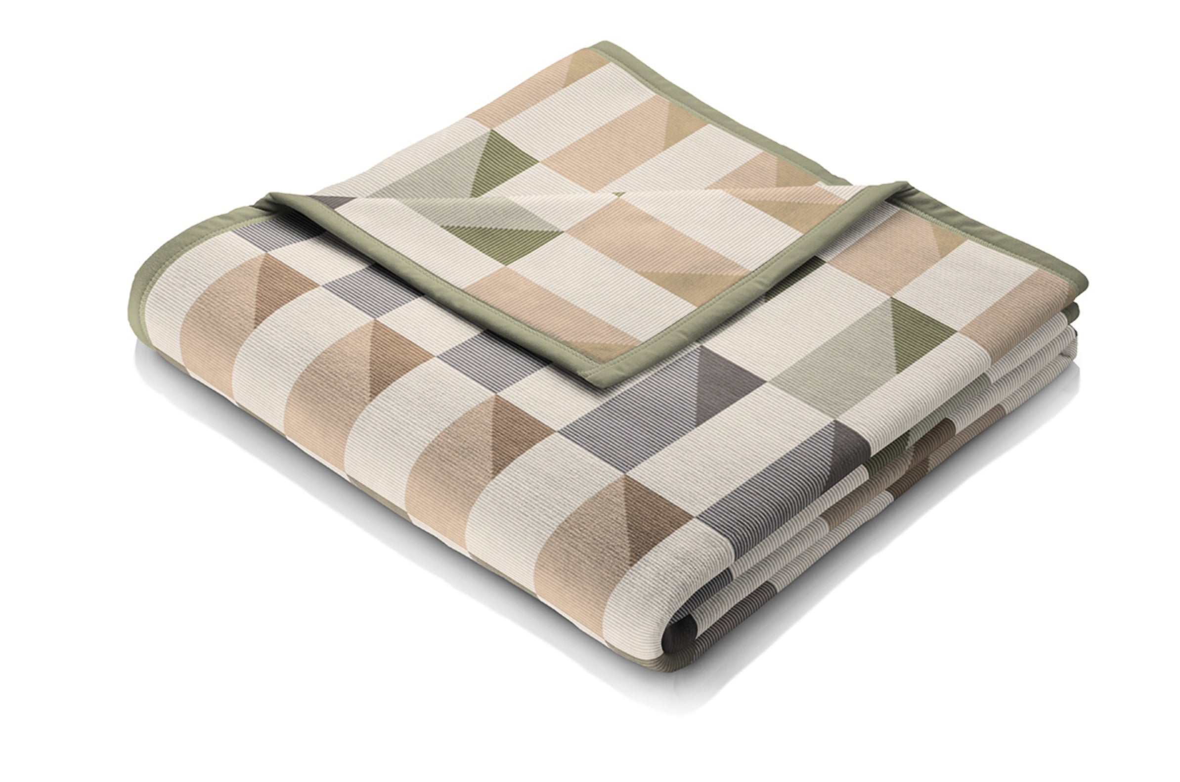 Italian Collection Throw | Illusion green