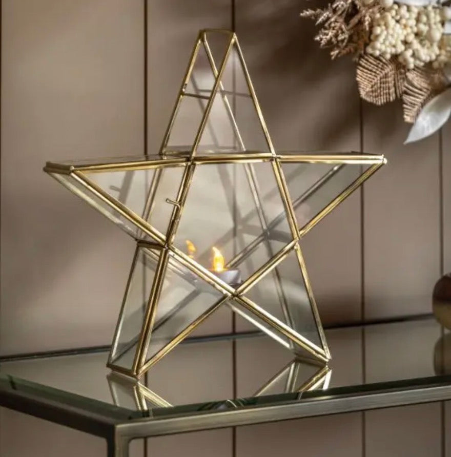 Star Tealight Holder | Gold