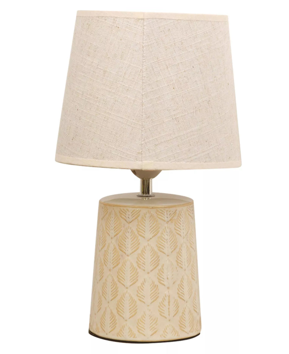Leaf Print Table Lamp