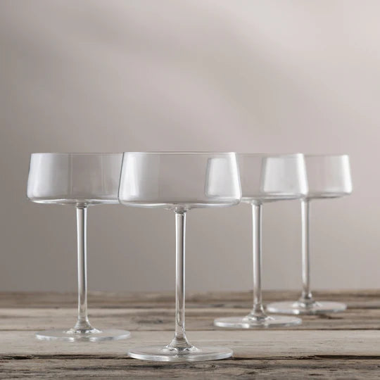 Galway Crystal Alto | Cocktail/Martini Set of 4