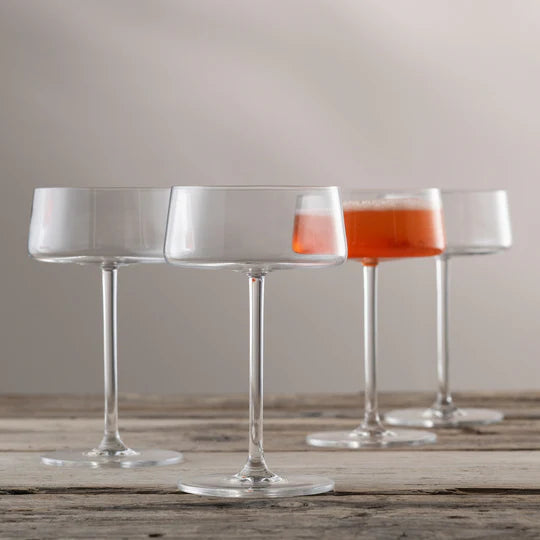 Galway Crystal Alto | Cocktail/Martini Set of 4