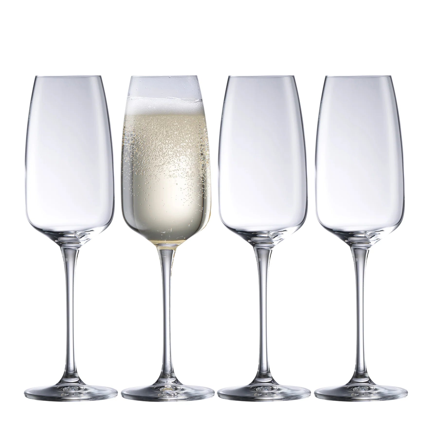 Galway Crystal Tivoli Flute | Set of 4