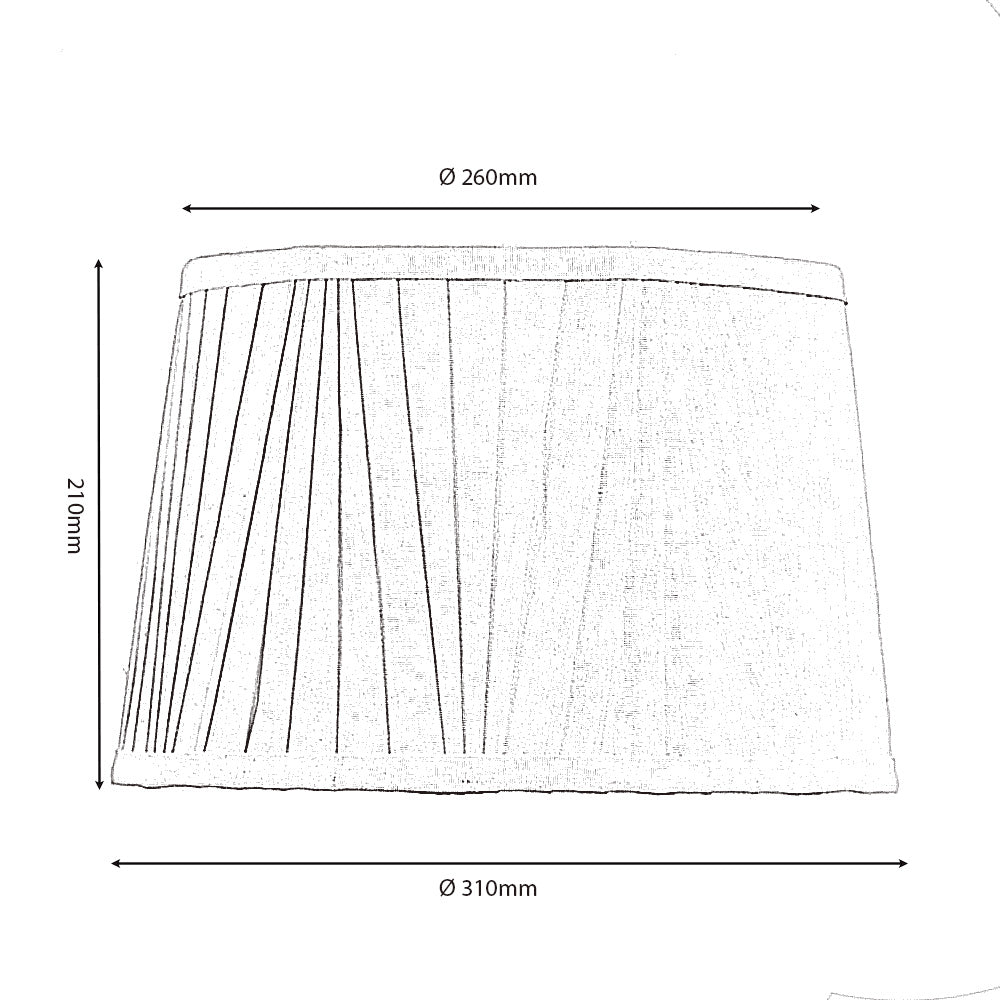 Gathered Shade | Oatmeal