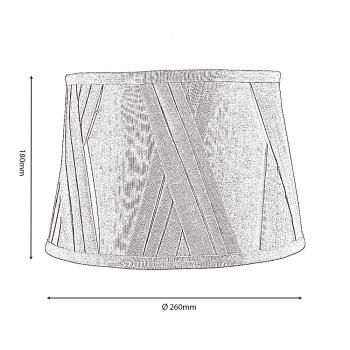 Gathered Shade | Mocha