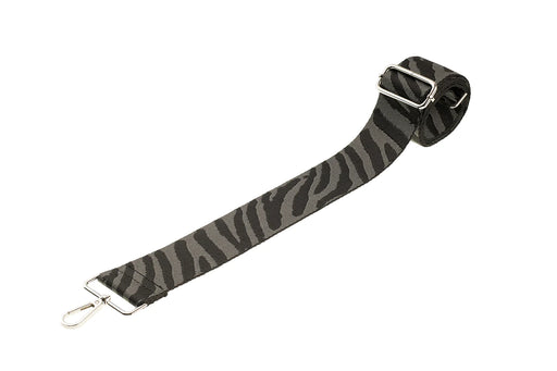 Black & Grey Zebra Bag Strap