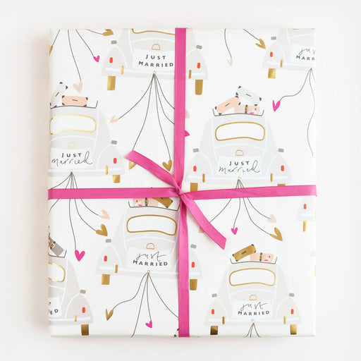 Just Married | Wrapping Paper & Tags