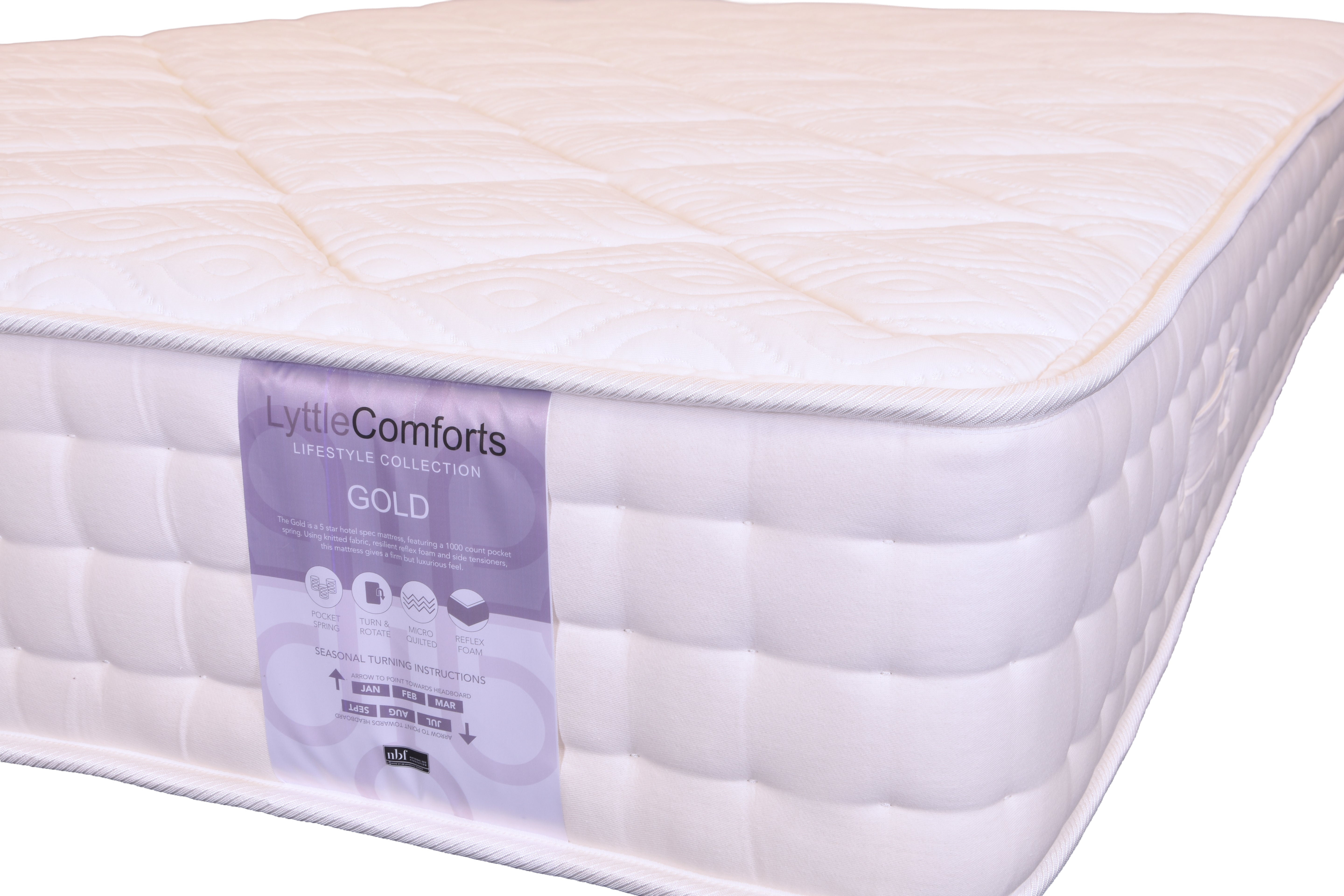 Lyttle Comforts | Gold Mattress