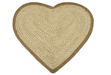 Jute Heart Placemat