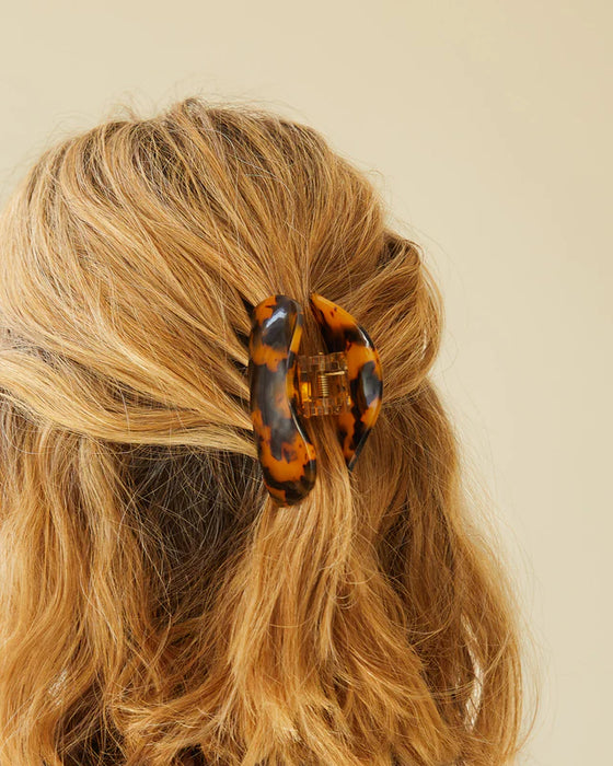 Round Hair Claw | Tortoiseshell