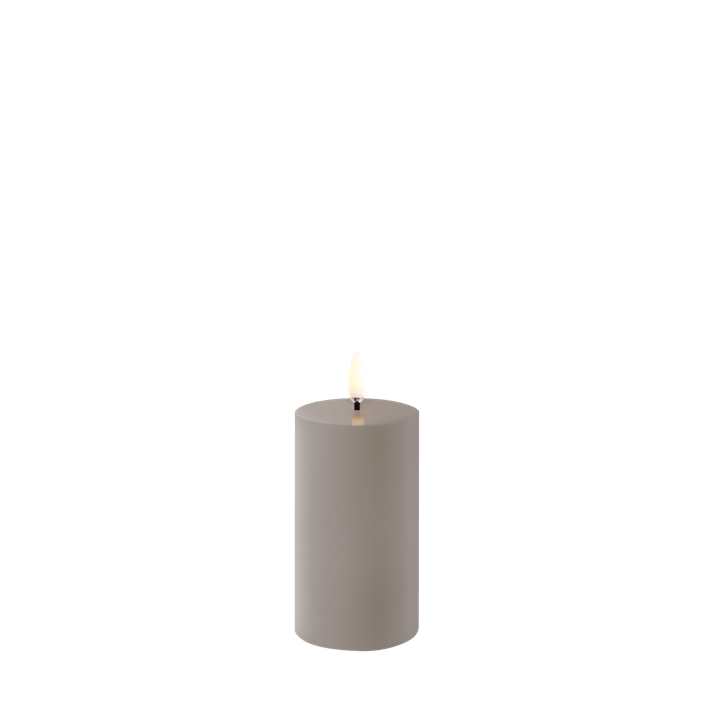 Sandstone Smooth | LED Small Pillar Candle