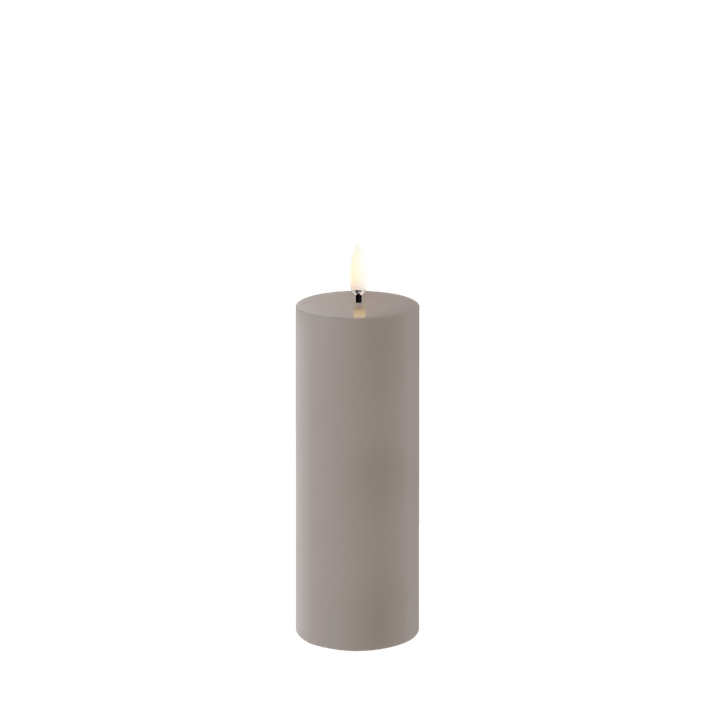 Sandstone Smooth | LED Large Pillar Candle
