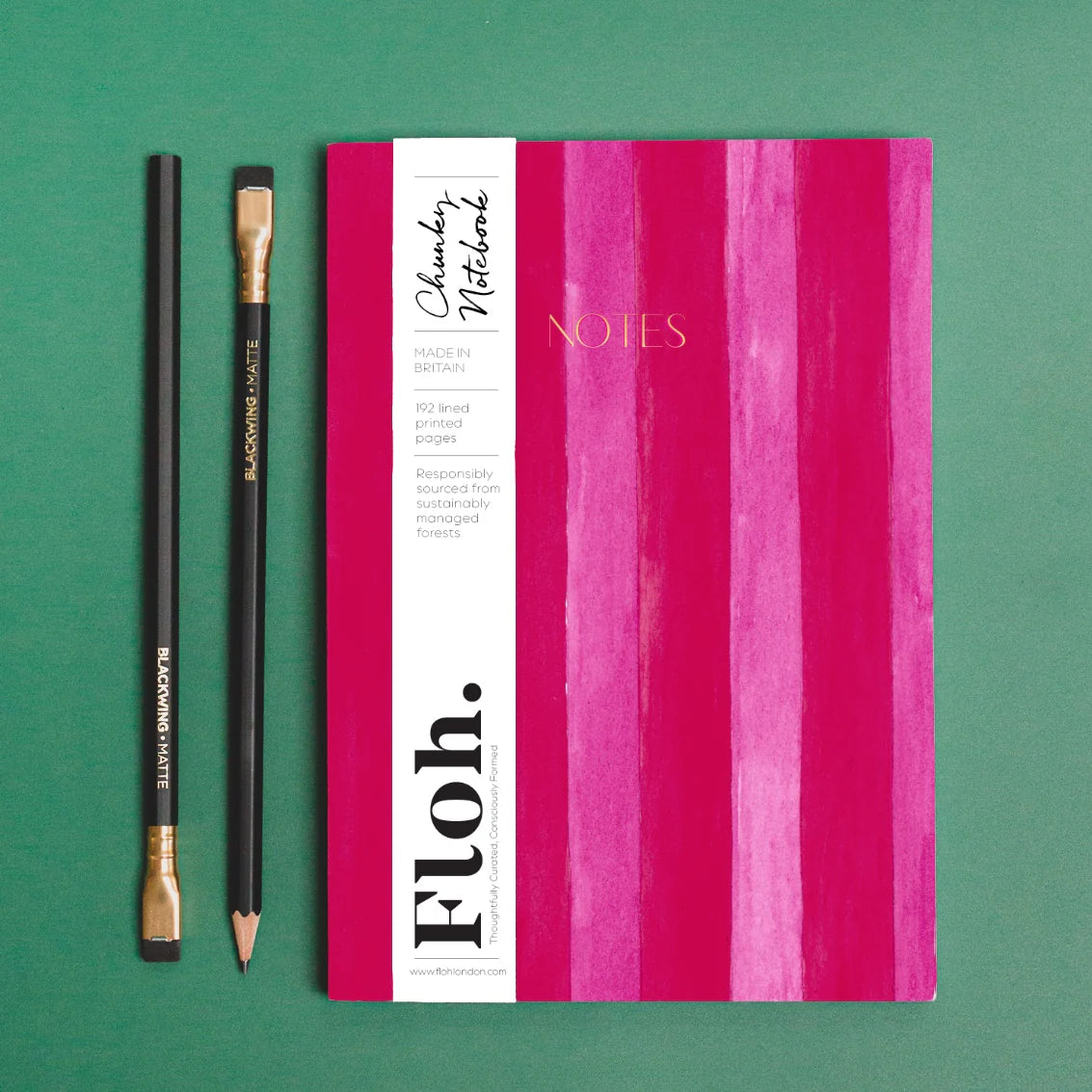 Raspberry & Cherry | A5 Chunky Notebook