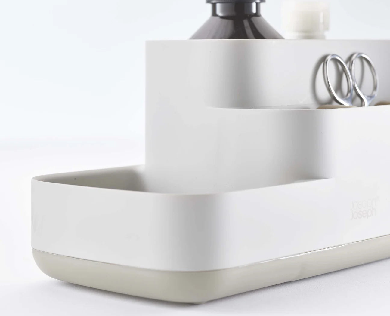 EasyStore Ecru Bathroom Storage Caddy