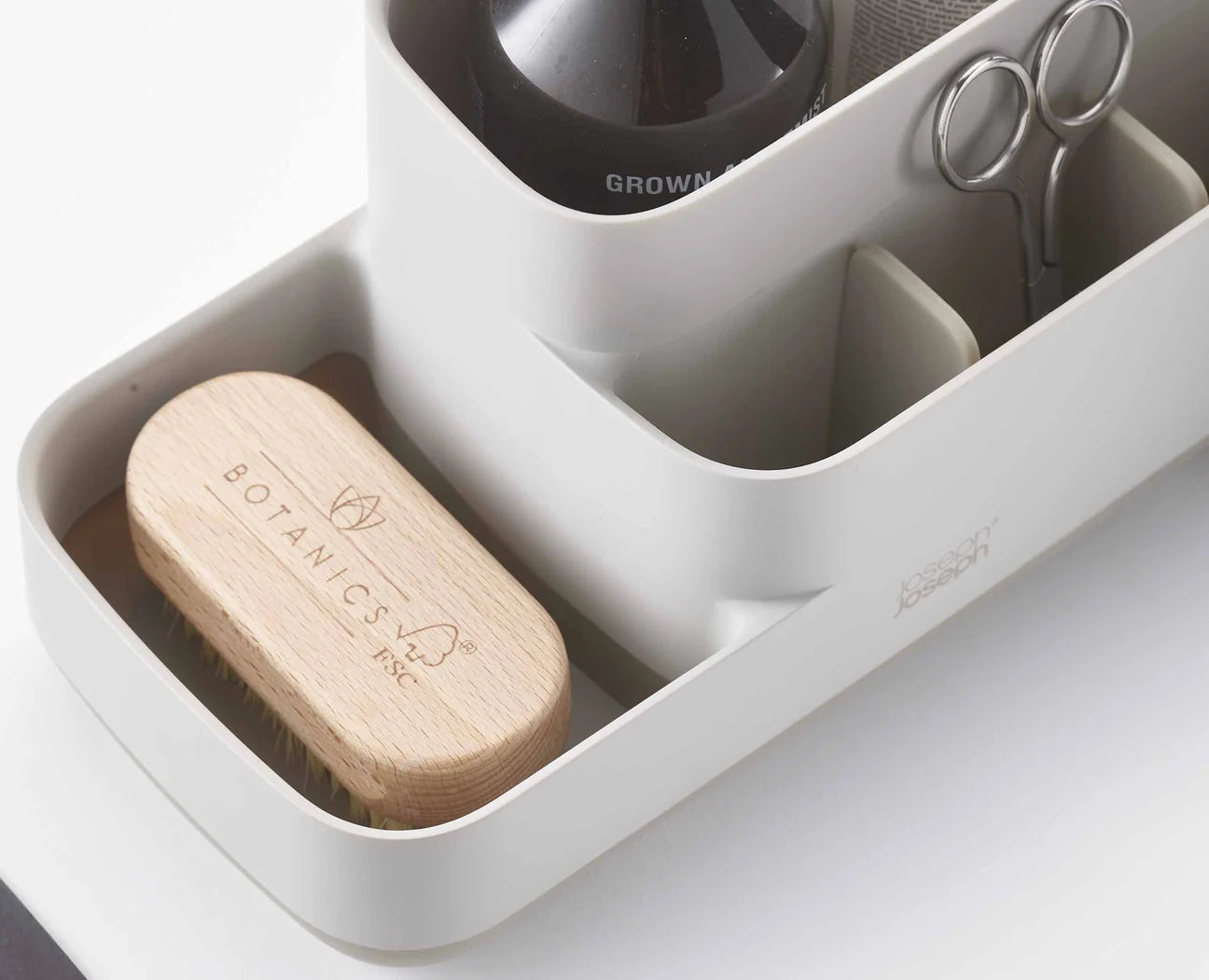EasyStore Ecru Bathroom Storage Caddy