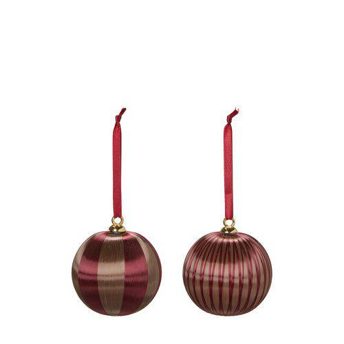 Lustre Brown & Burgundy | Christmas Baubles
