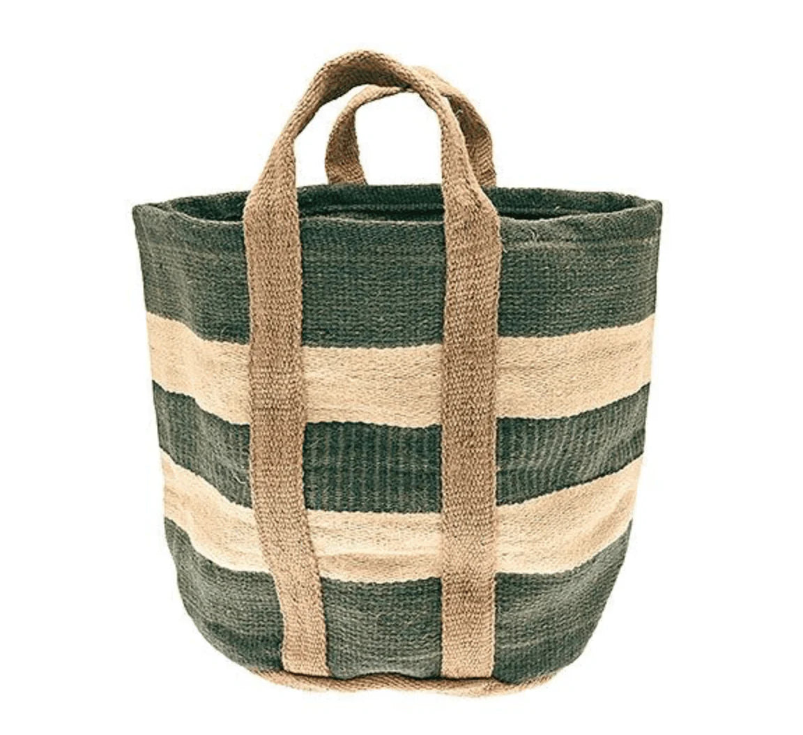 Jute Storage Basket | Slate Blue