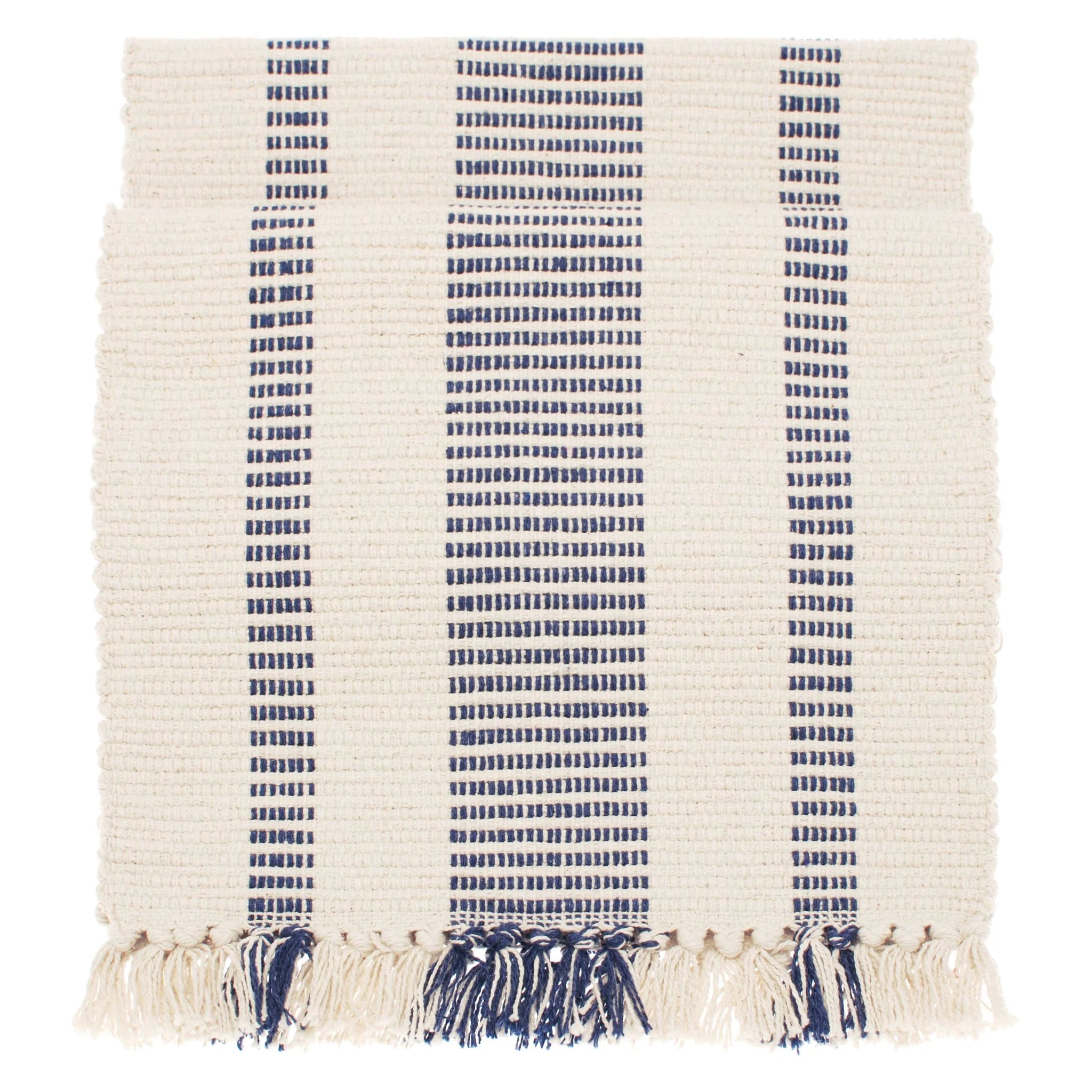 Slate Blue | Cotton Stripe Runner