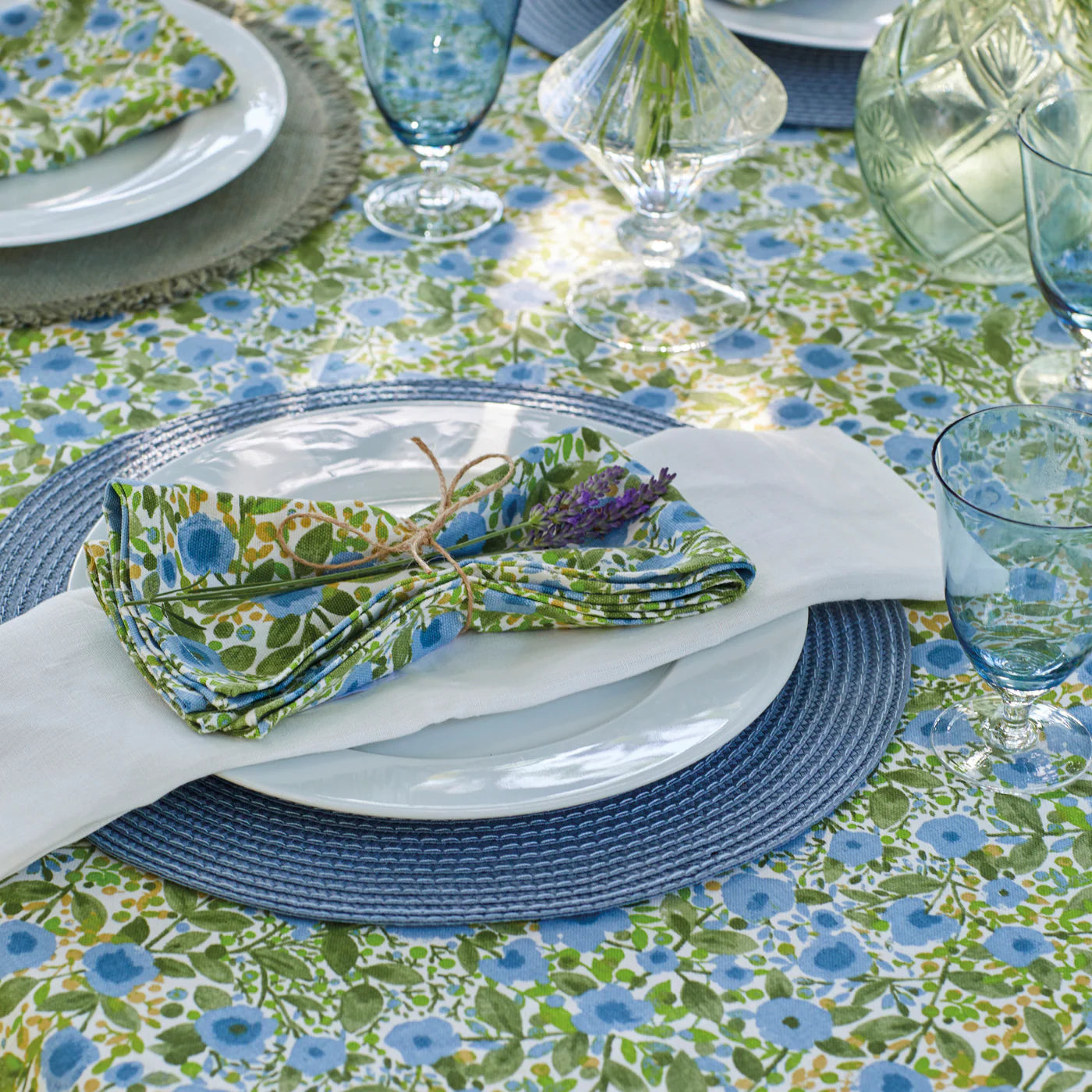 Ribbed Placemat | Cornflower Blue