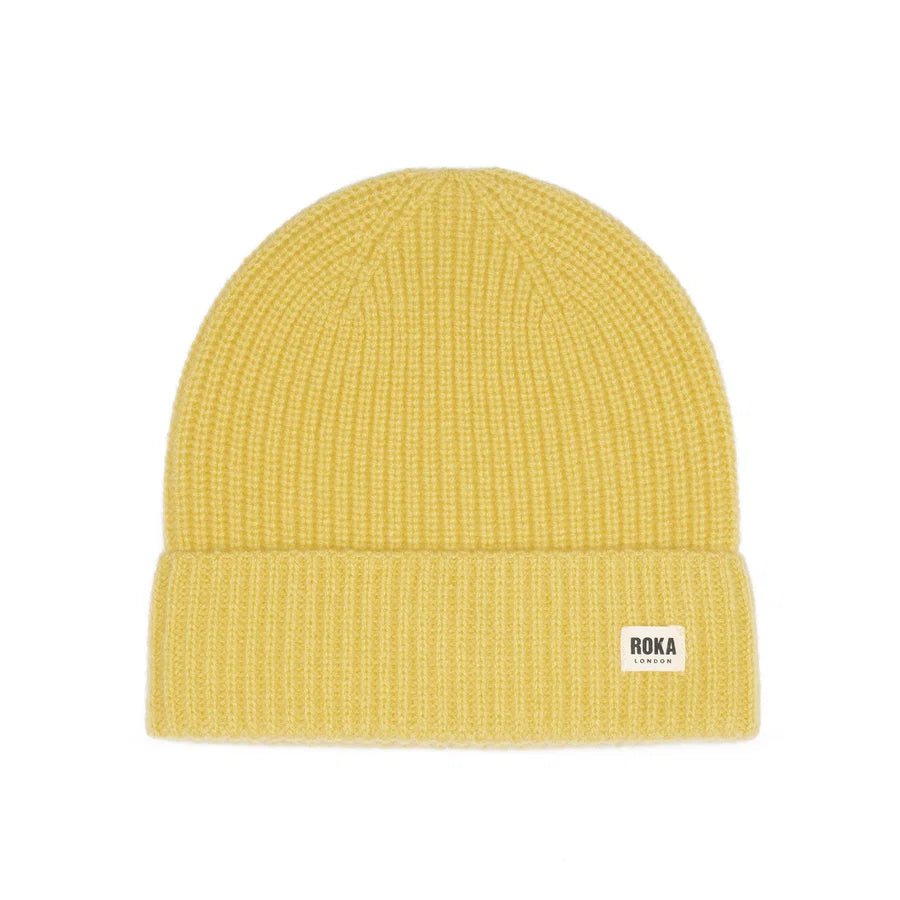 Shard Beanie Hat| Ray Flower, Coral & Teal